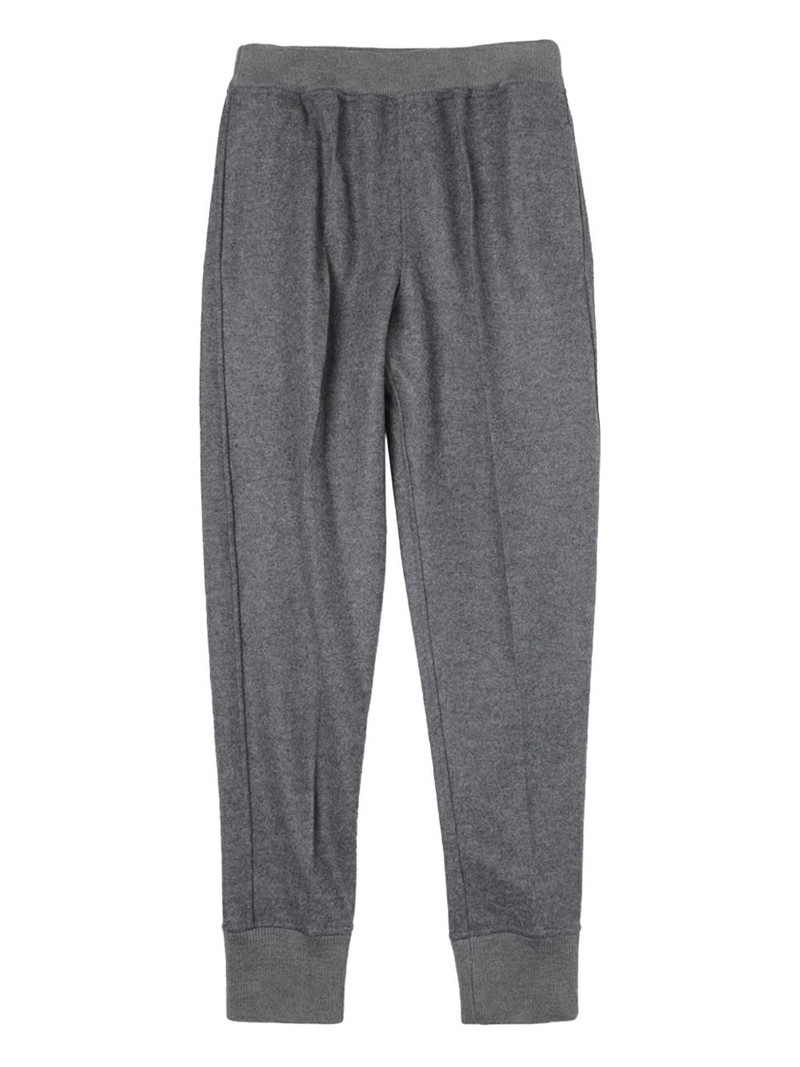 ribbed-cuff wool trousers 1