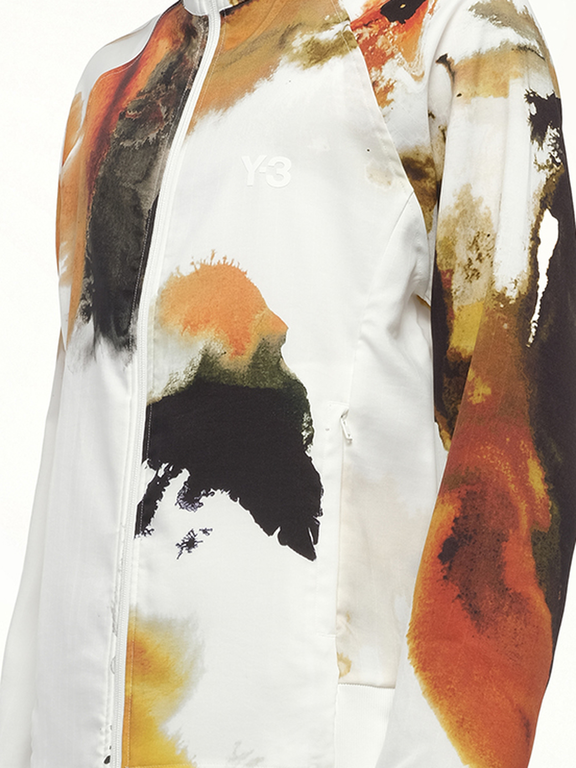 Aop Track Top 3-Stripes in White - 3