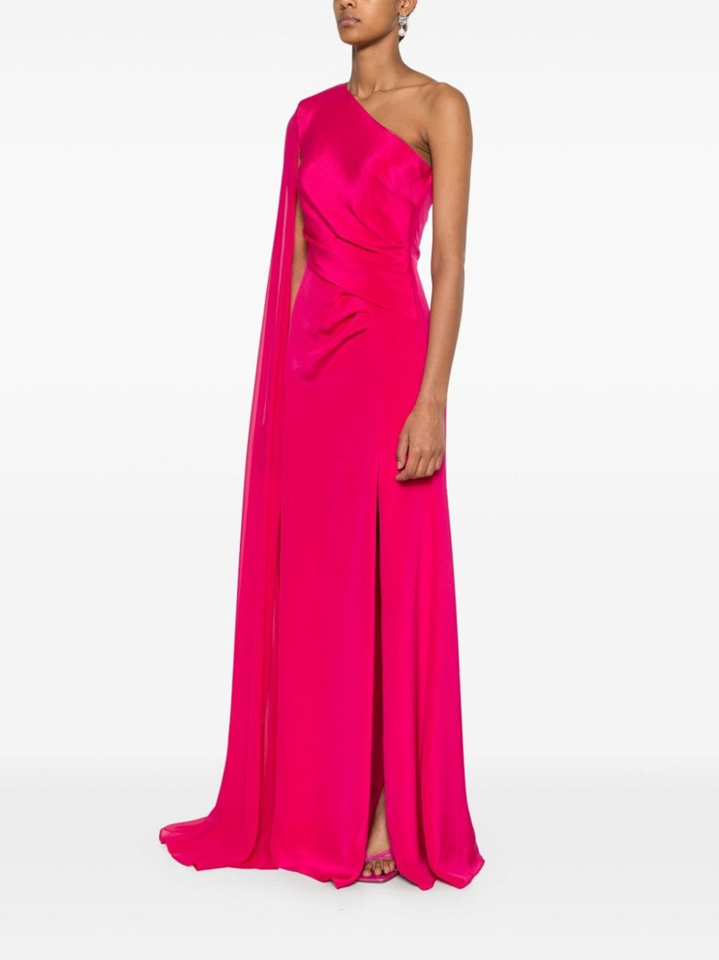 asymmetric silk gown 3