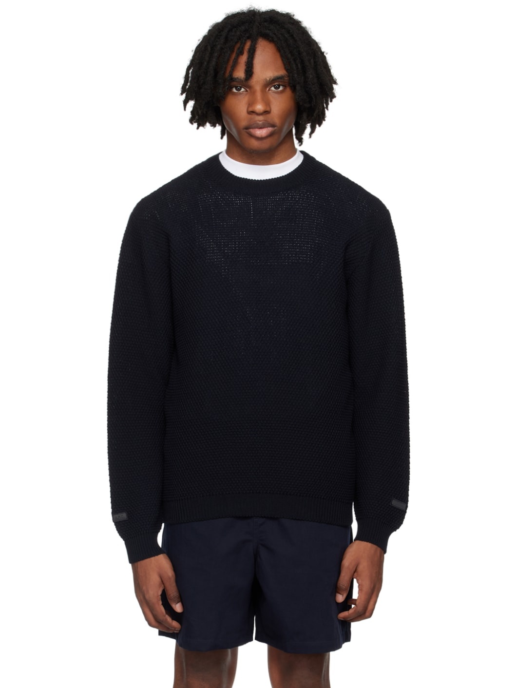 Navy JJJJound Edition Sweater - 1