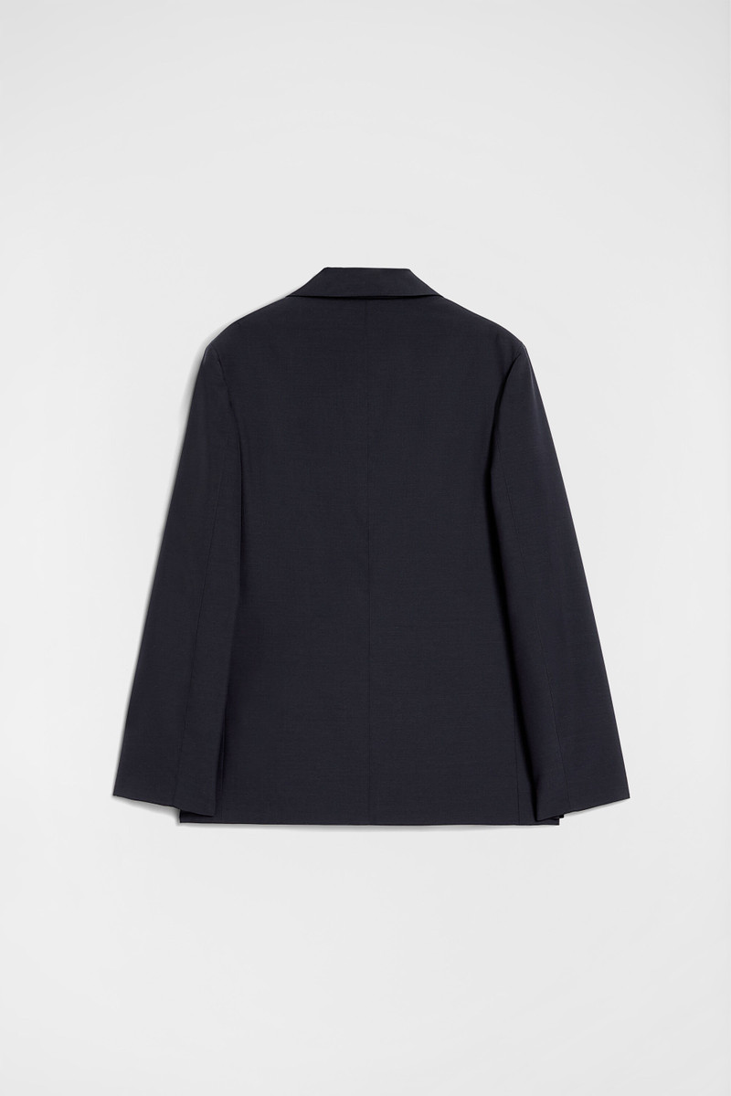Wool Poplin Tailored Jacket 6