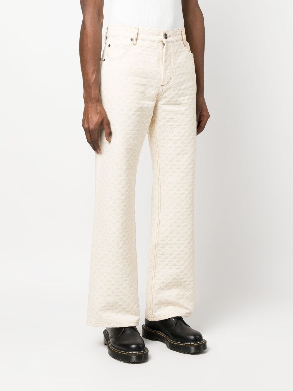 straight-leg cut jeans - 3