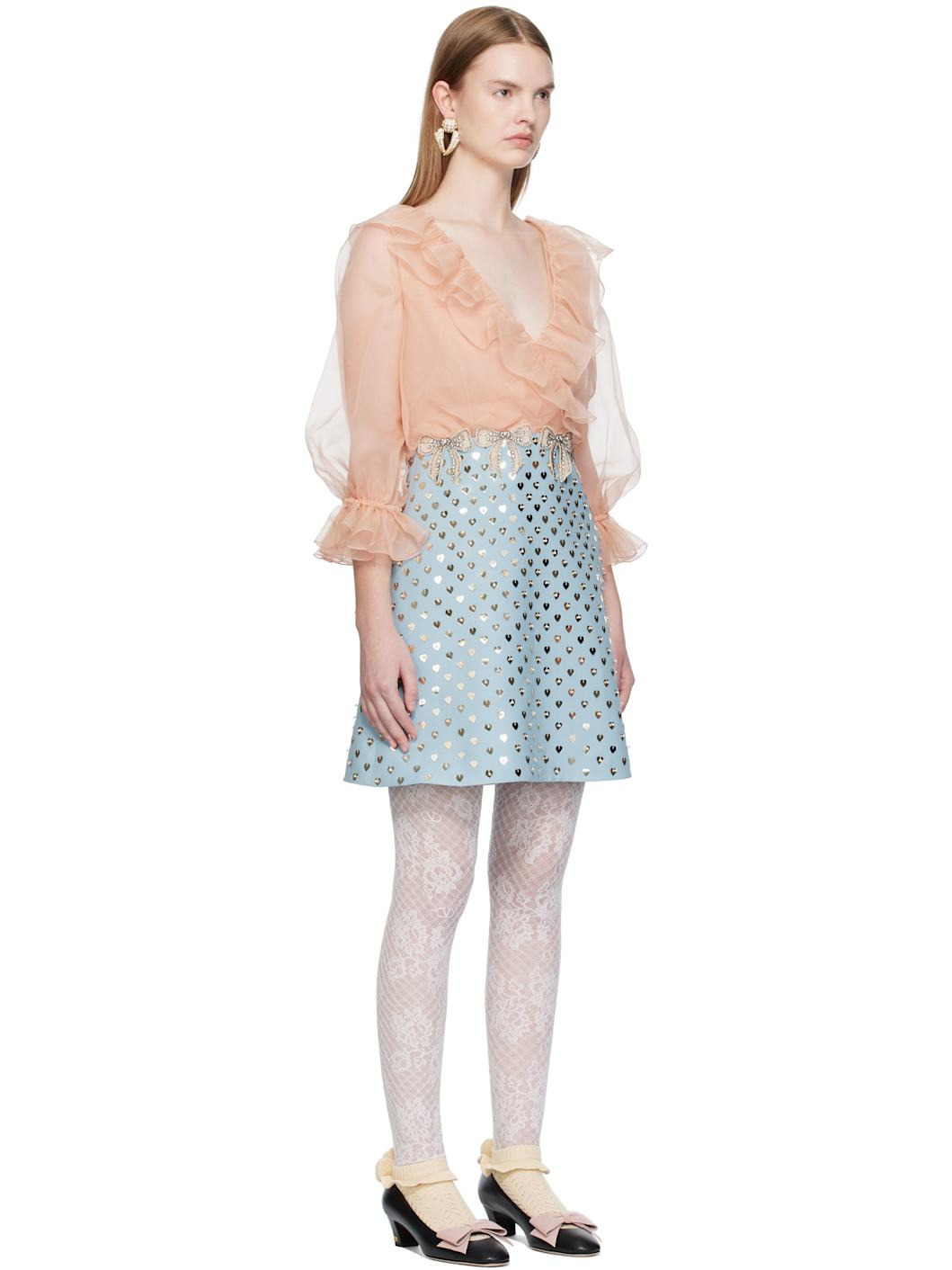 Pink & Blue Sequin Minidress - 2