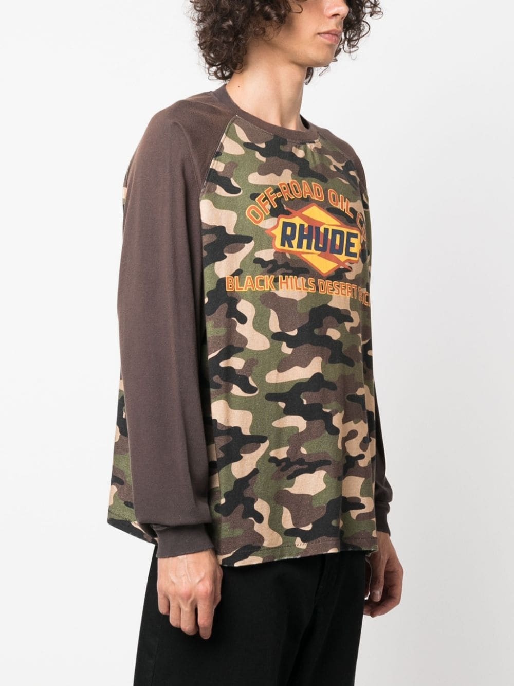 camouflage-print cotton T-shirt - 3