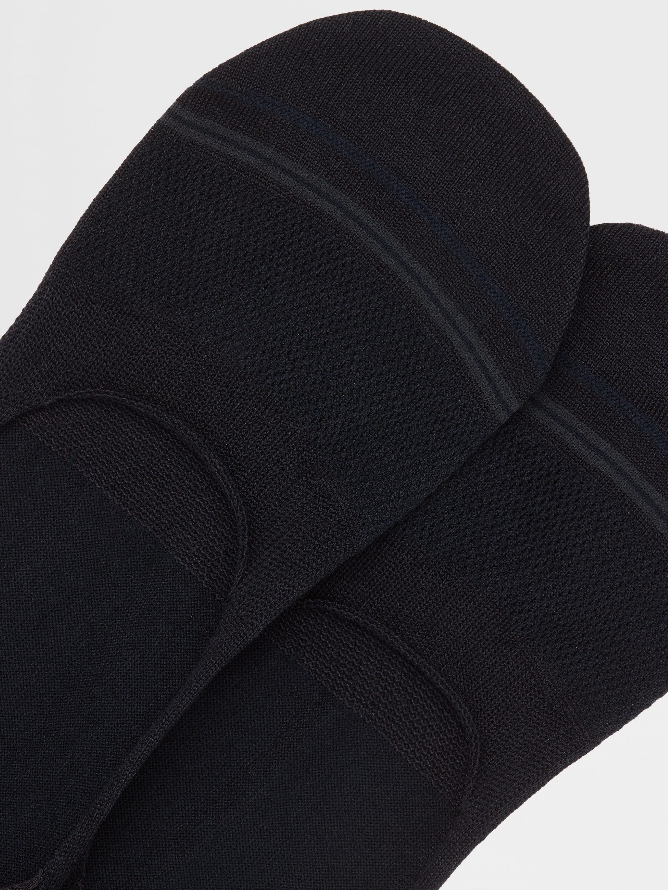 NAVY BLUE COTTON BLEND SOCKS - 2