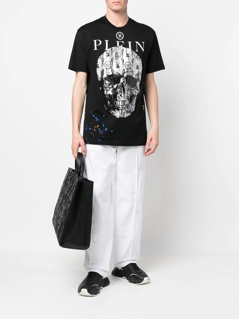 skull-print short-sleeve T-shirt - 2