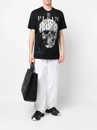 PHILIPP PLEIN skull-print short-sleeve T-shirt outlook