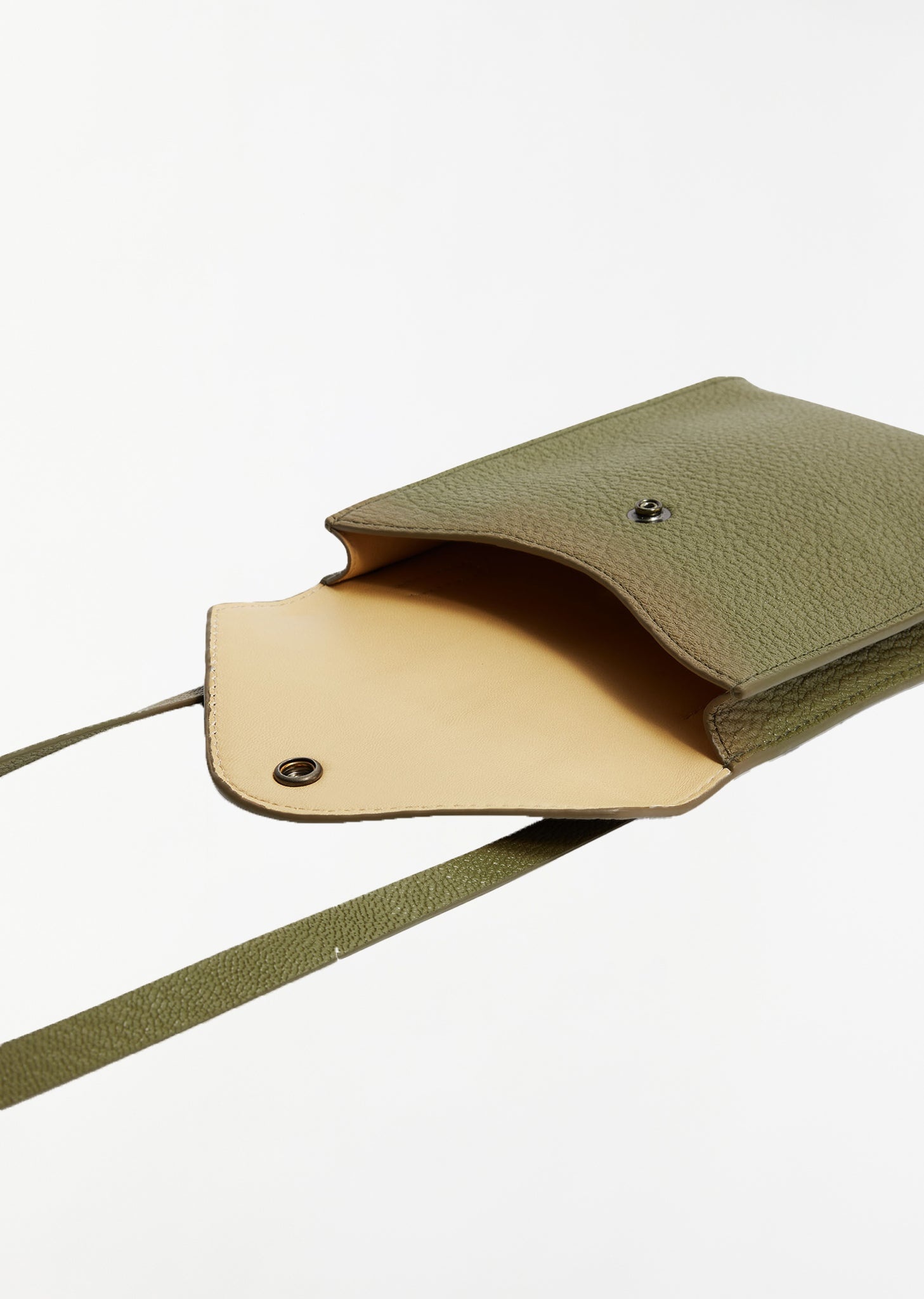 Envelope With Strap — Dusty Khaki - 3