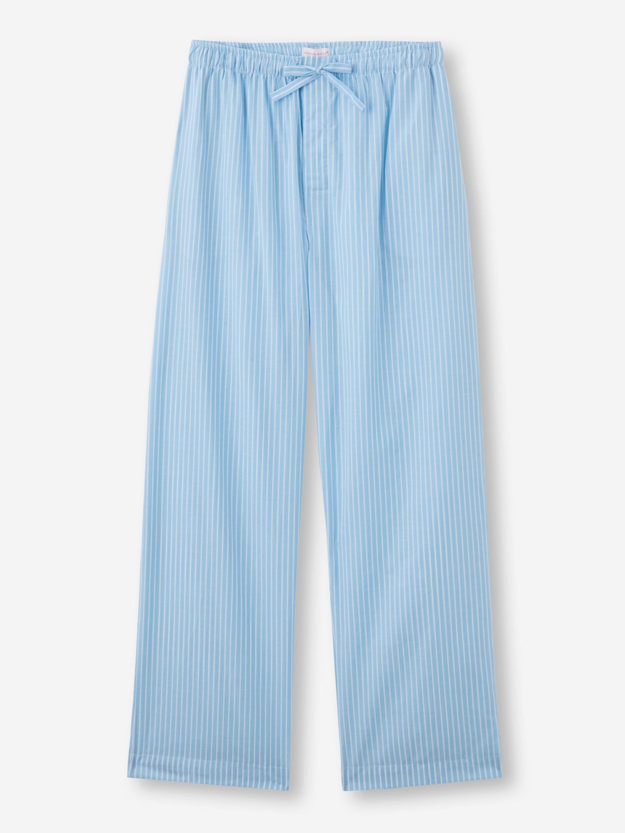 Men's Lounge Pants Amalfi 21 Cotton Batiste Blue - 2