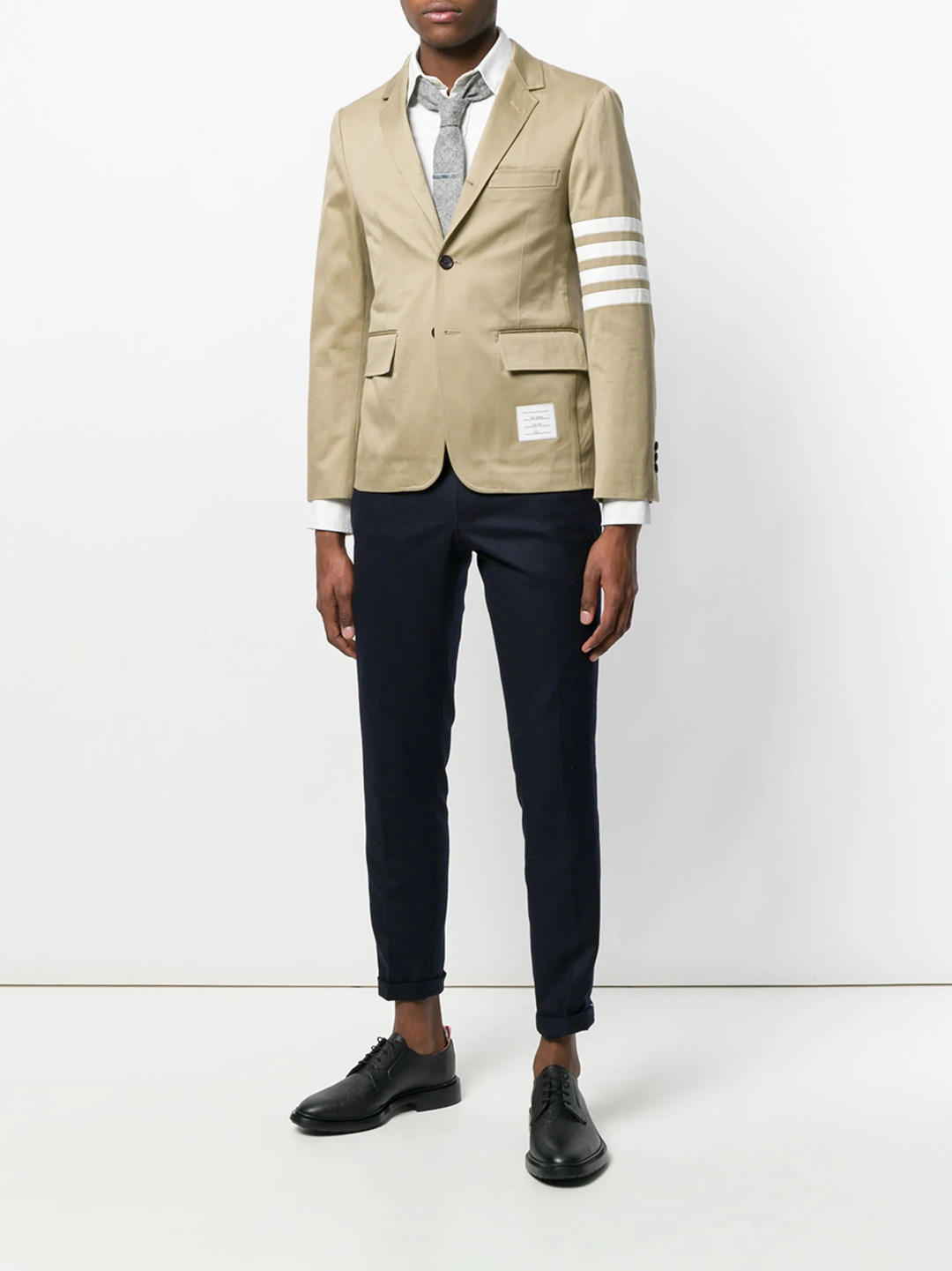 Cotton Twill 4-Bar Unconstructed Classic Sport Coat - 2