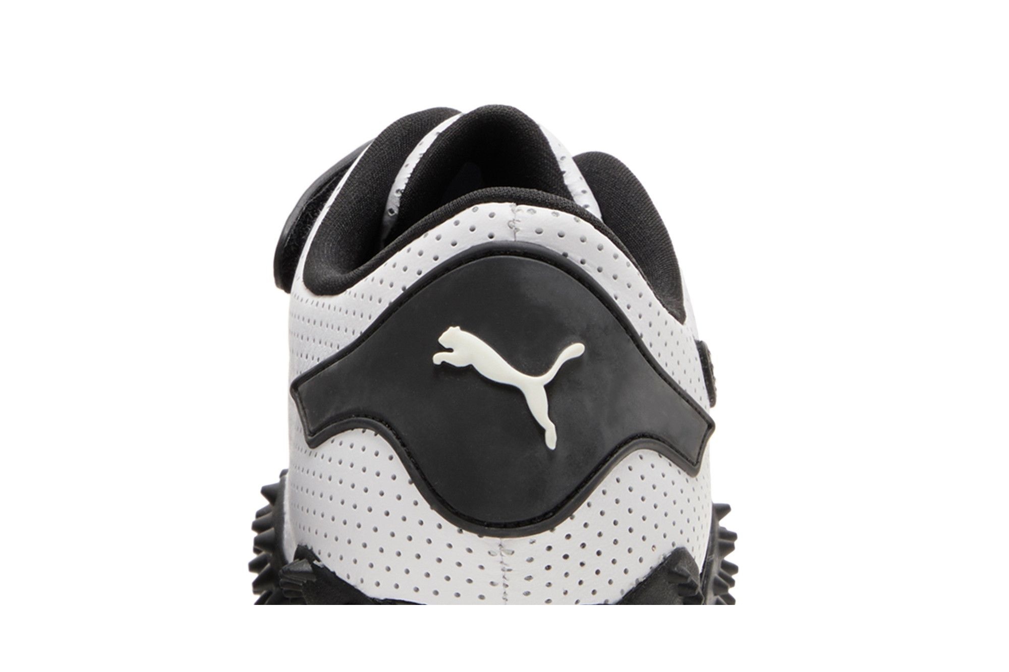 Mostro 'Perforated Leather Pack - White Black' - 7