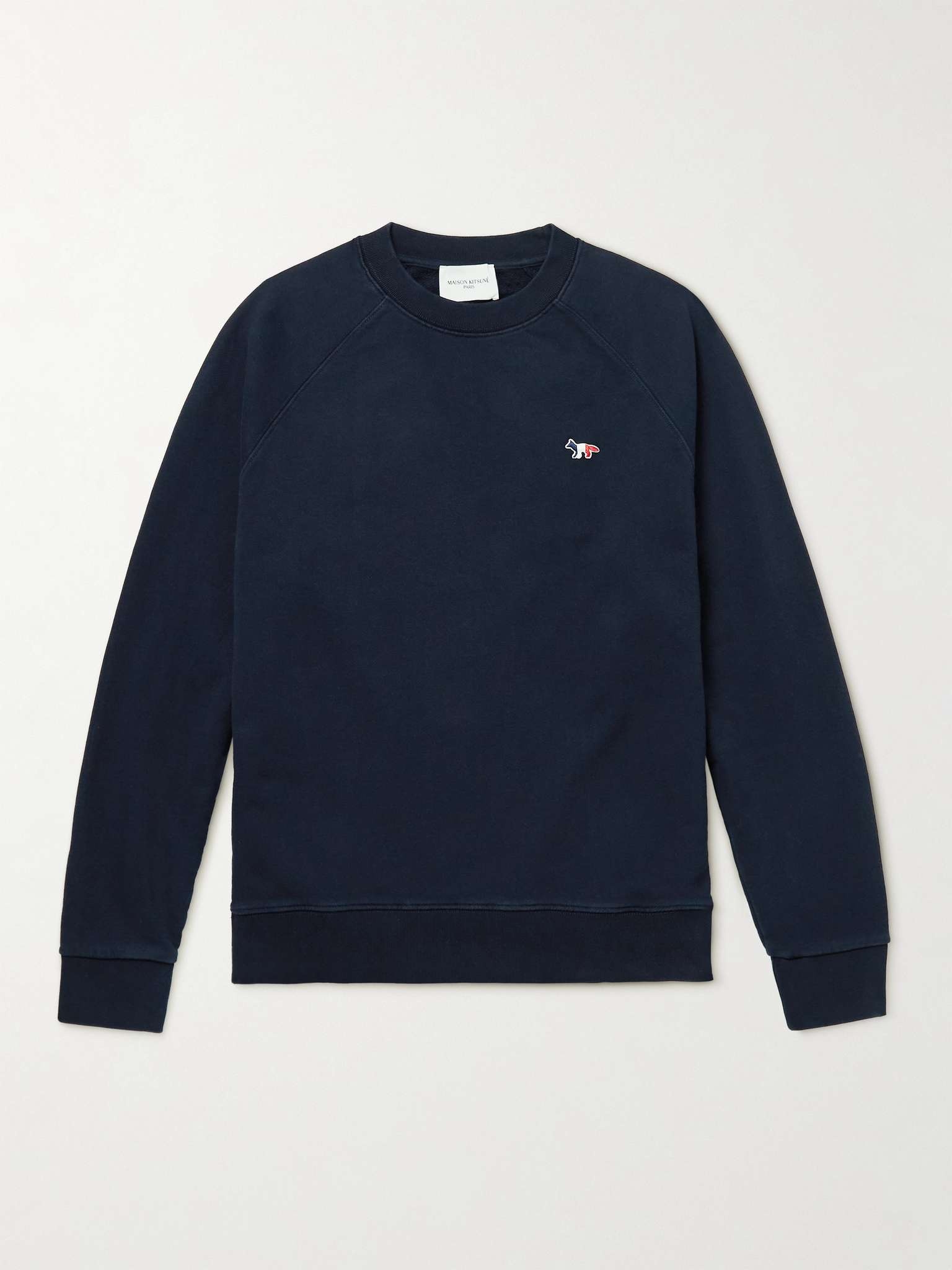 Logo-Appliquéd Cotton-Jersey Sweatshirt - 1