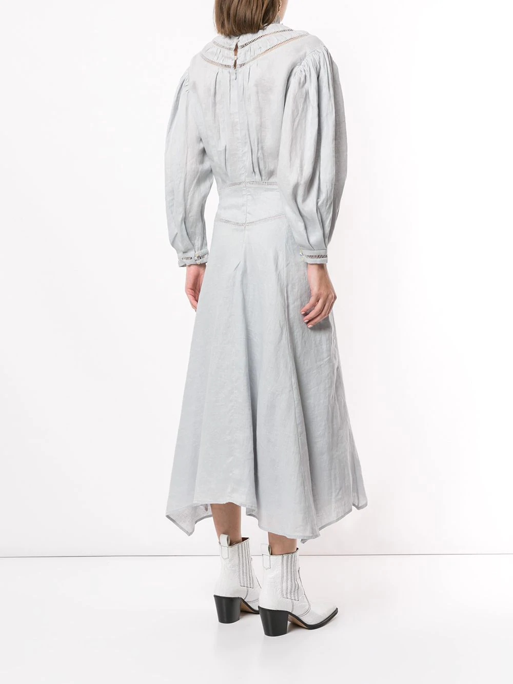 Albane linen midi dress - 4