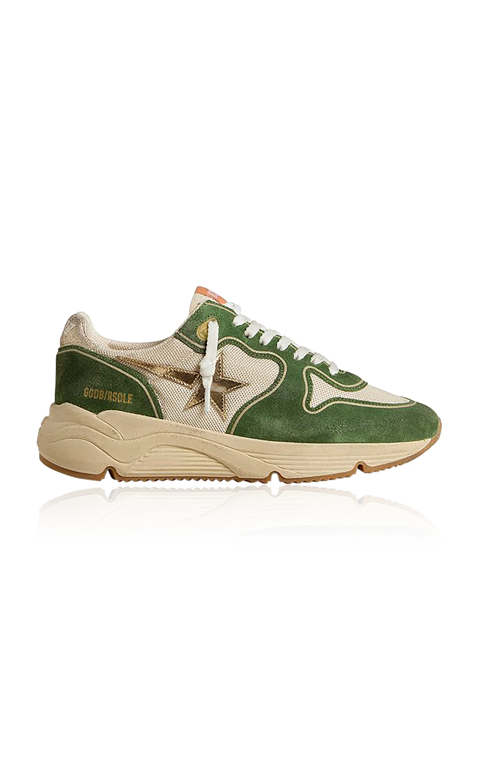 Running Sole Suede Sneaker green - 1