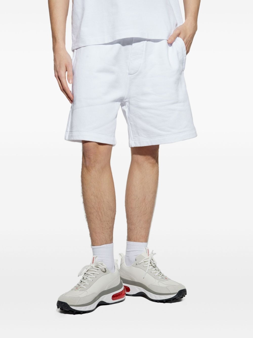 logo-print shorts - 3