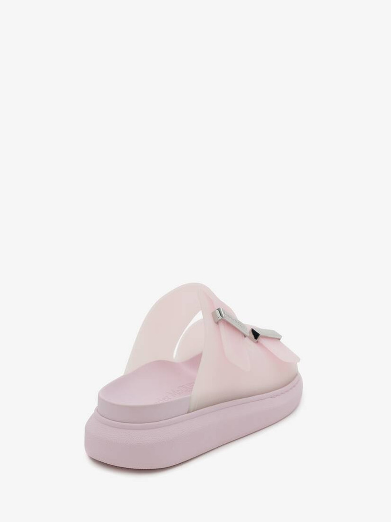 Alexander McQueen Oversized Hybrid Slide in Pink outlook