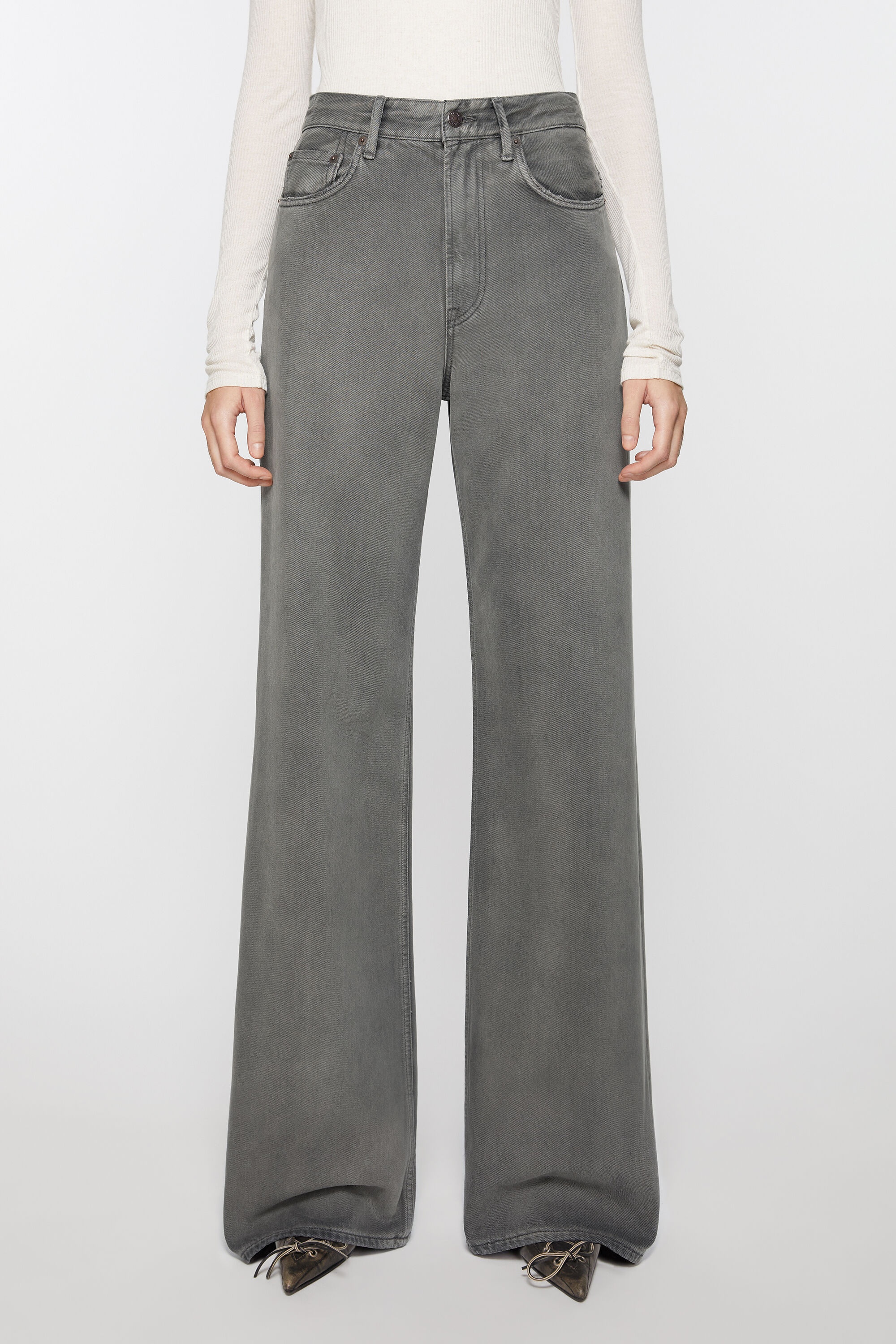 Relaxed fit jeans - 2022F - Anthracite grey - 2