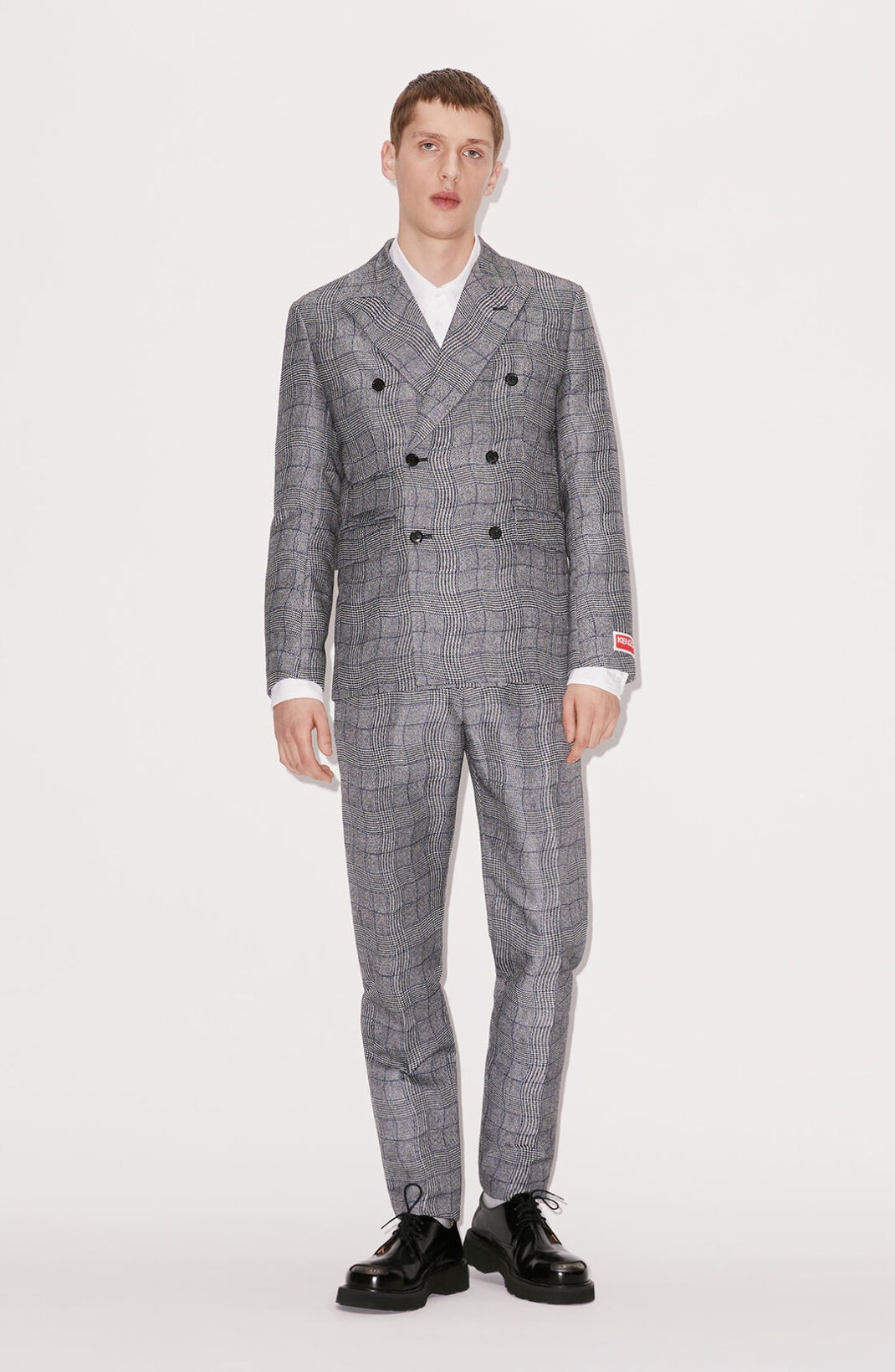KENZO 'Wavy Check' suit jacket | REVERSIBLE
