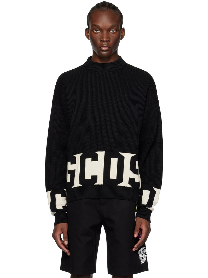 Black & White Jacquard Sweatshirt 1