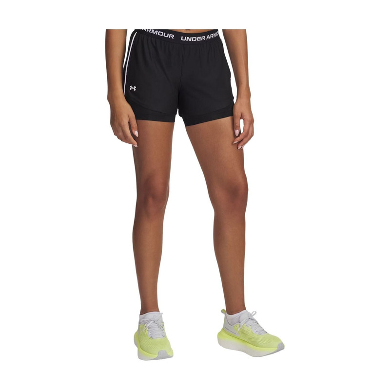 Under Armour (WMNS) Under Armour Tech Play Up 2-in-1 Shorts Asia Sizing 'Black White' 1389895-001 outlook
