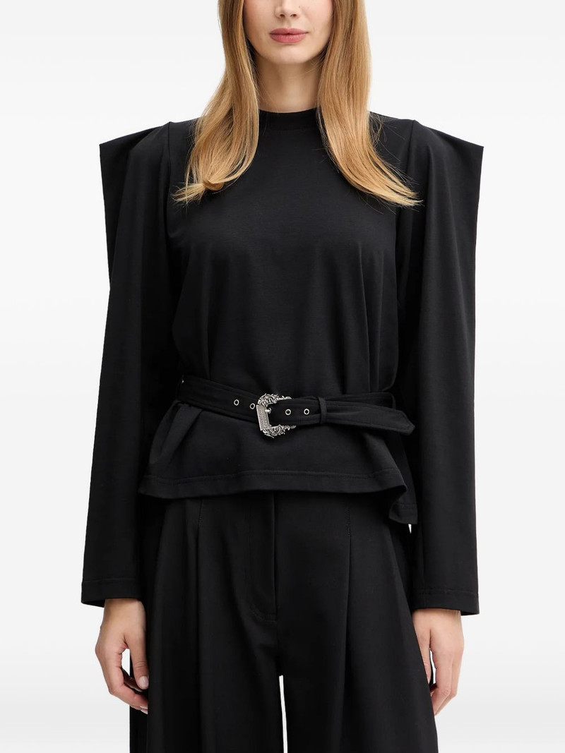 buckle-detailed top 1
