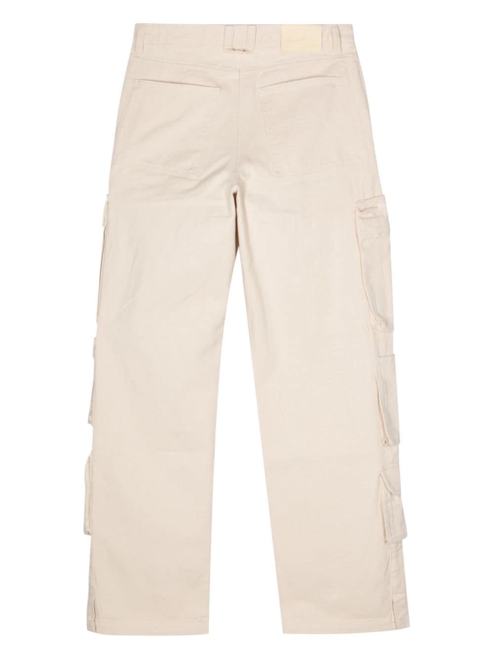 Utility mid-rise wide-leg jeans - 2