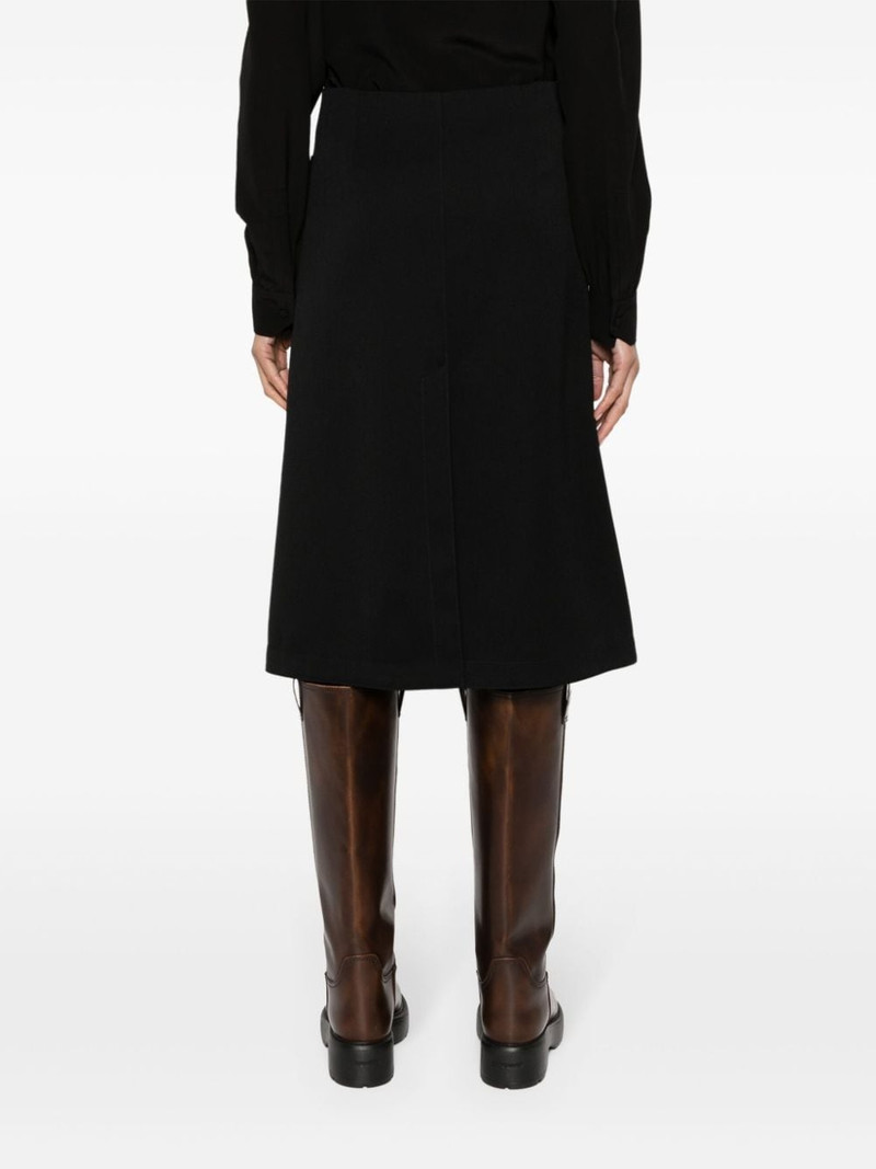 주름을 잡은 tailored midi 스커트 4