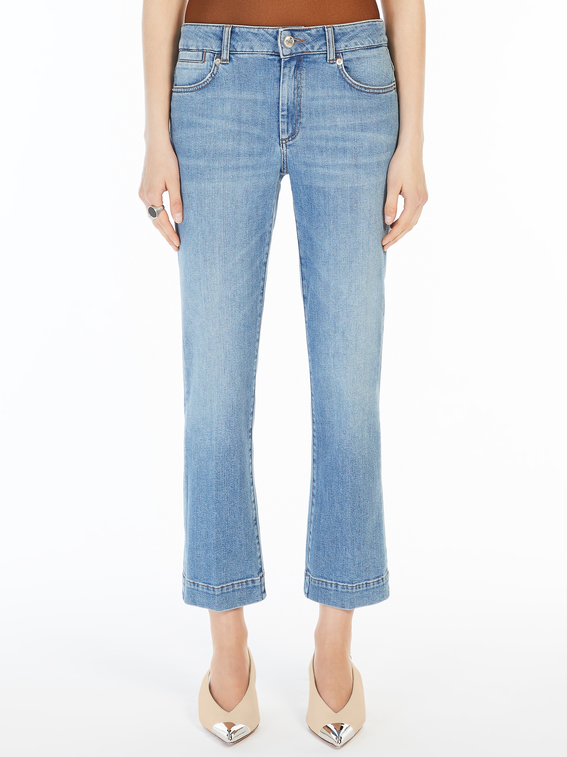 SCHERMO Perfect mini flare 5-pocket trousers - 3