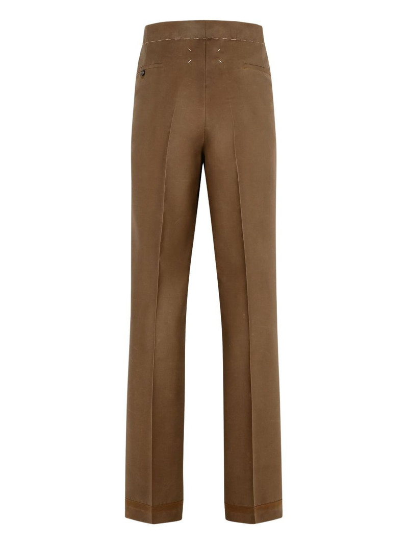 Maison Margiela drawstring-waist pleated pants outlook