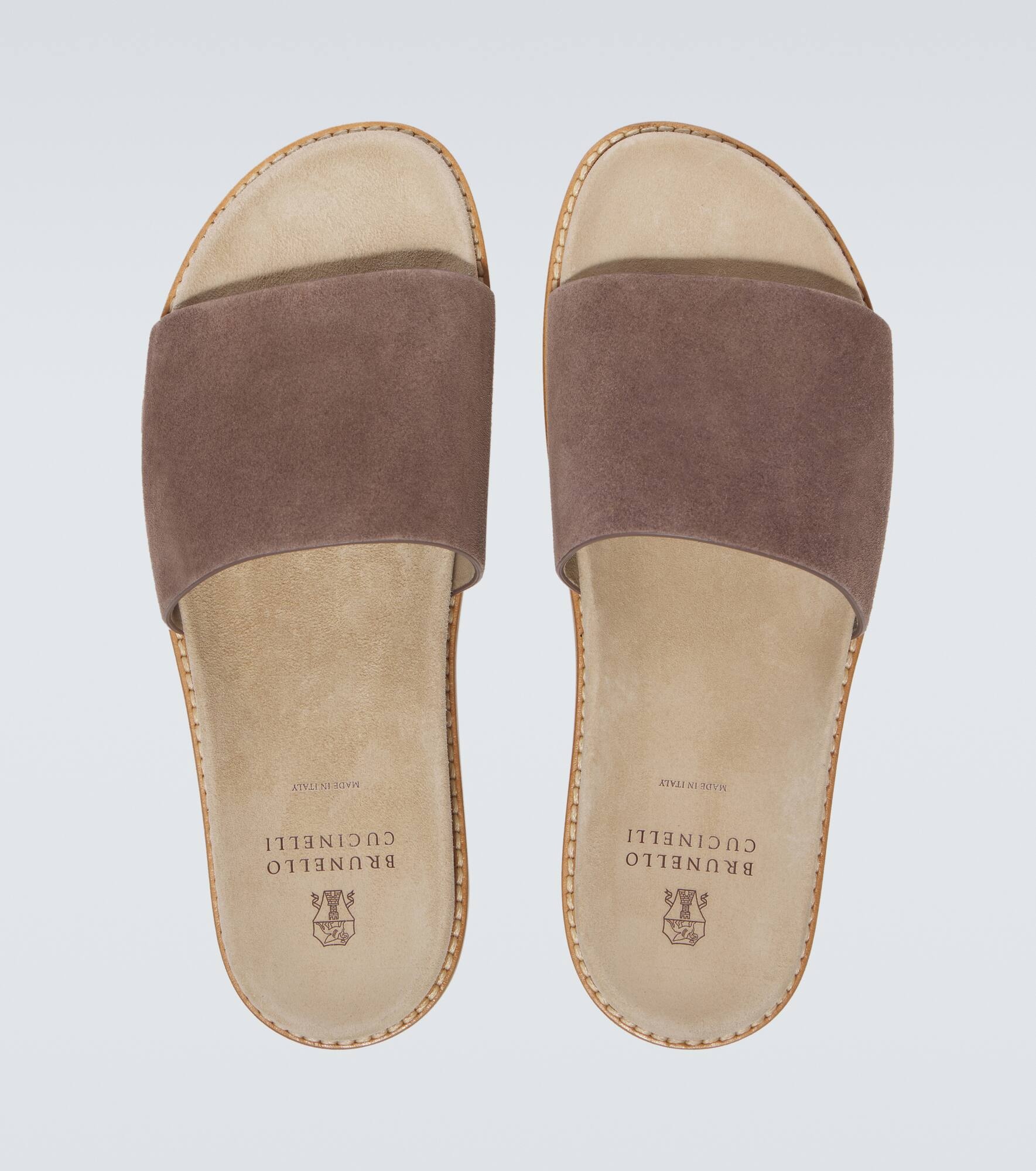Suede slippers - 4