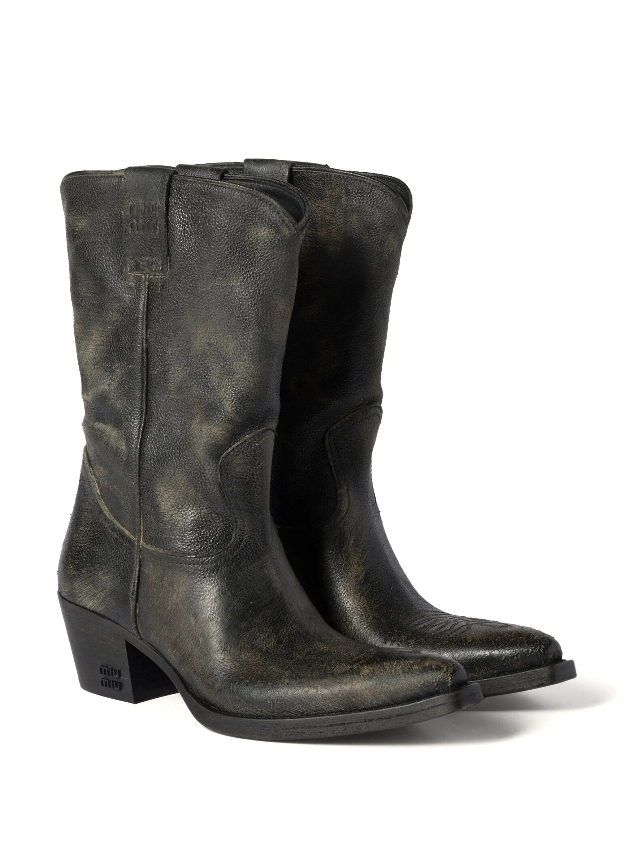 leather boots - 2