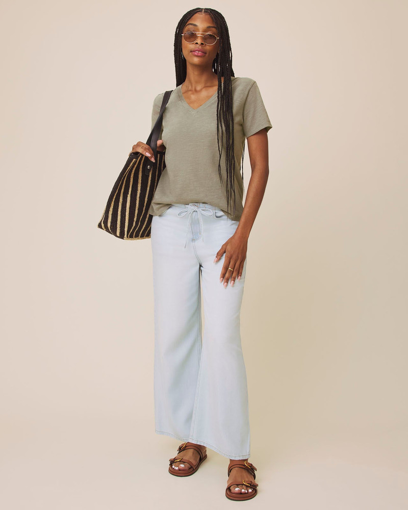 Splendid Louisa Boyfriend V-Neck Tee outlook