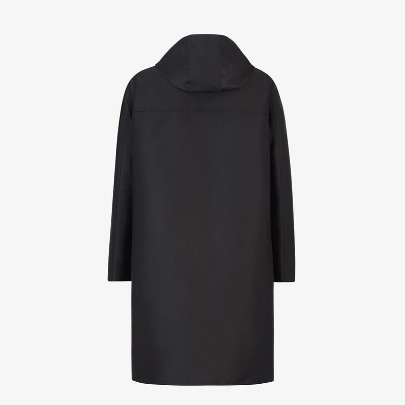 FENDI Black nylon coat outlook