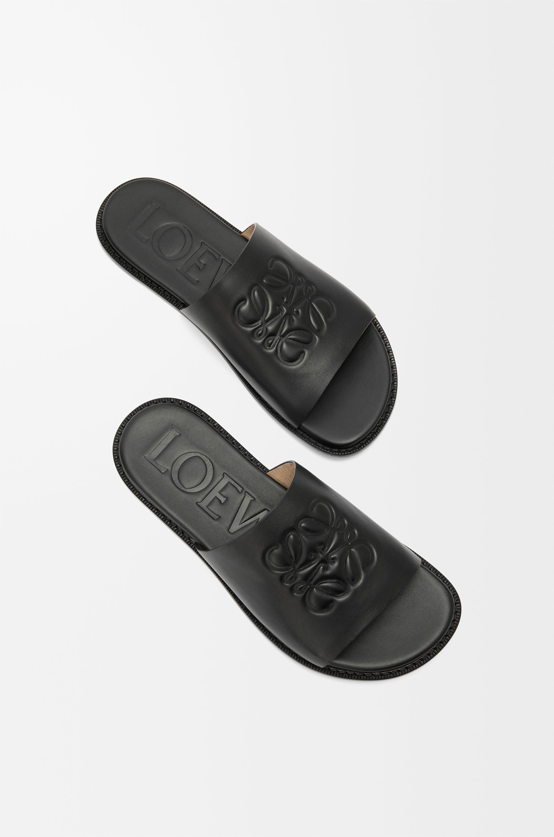 Flex Anagram slide in soft calfskin - 4