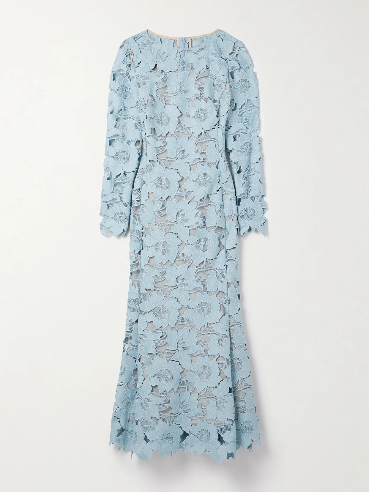 Guipure Lace Midi Dress - 1