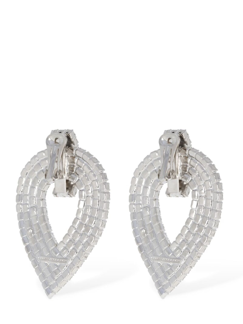 Crystal drop earrings - 4