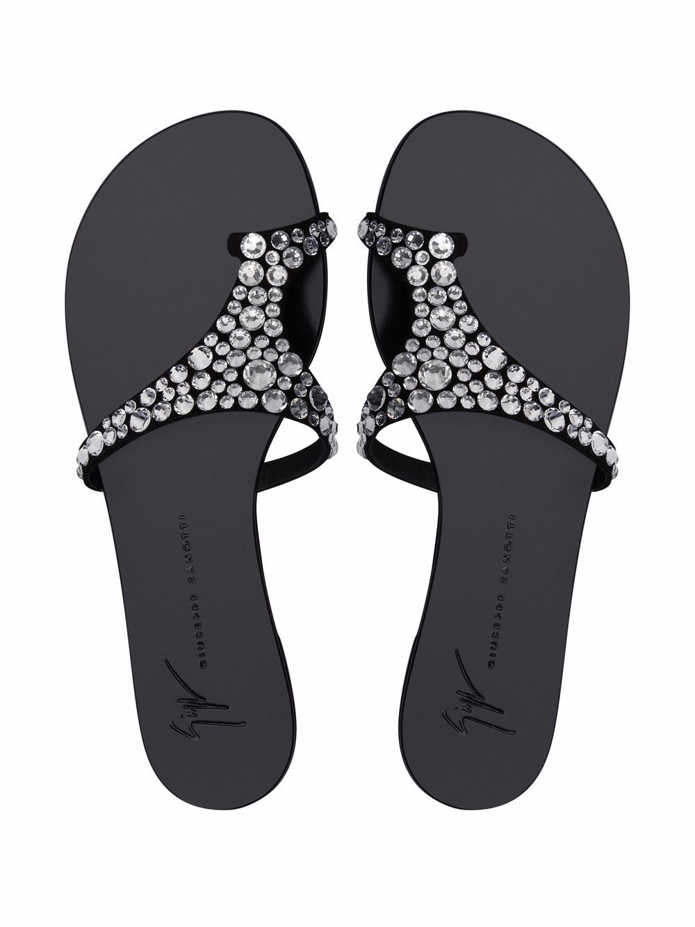 Nebula crystal-embellished sandals - 4