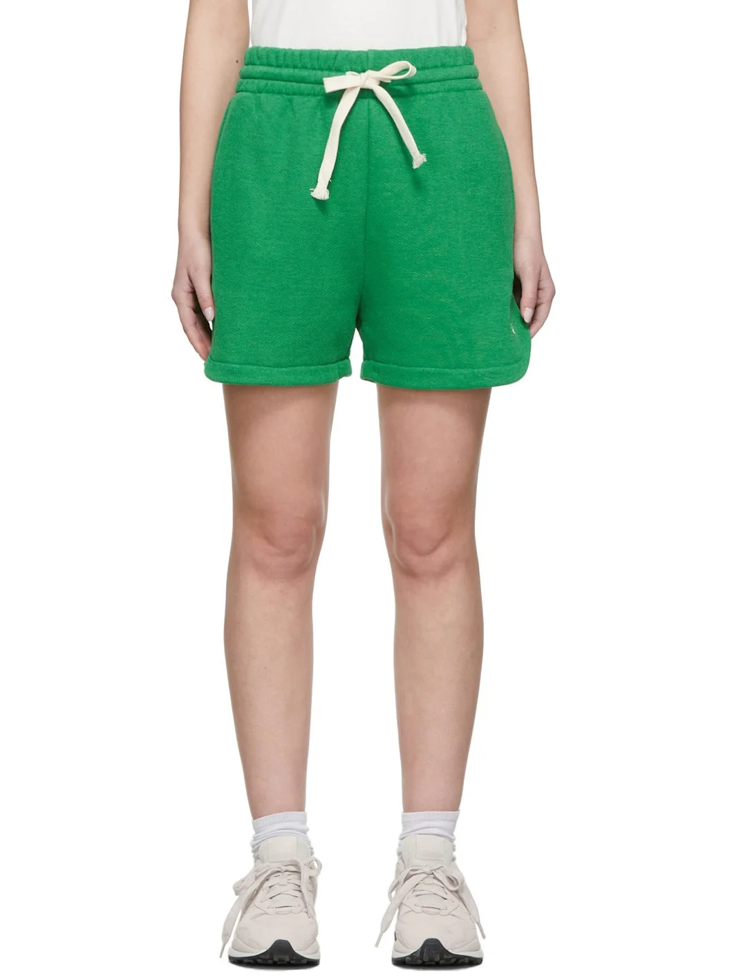 Green Sweat Shorts - 1