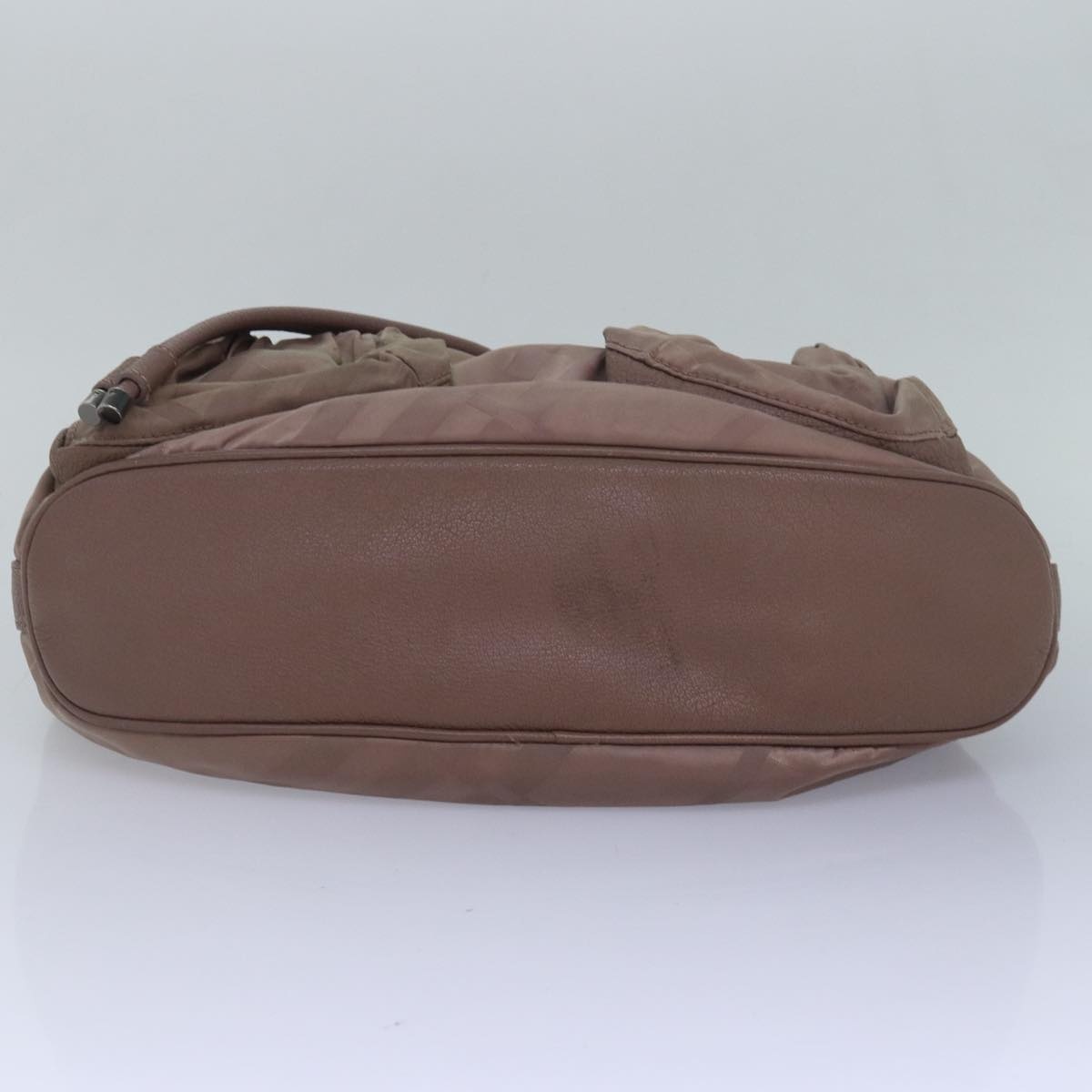 Burberry Nova Check Shoulder Bag Leather Beige - 5