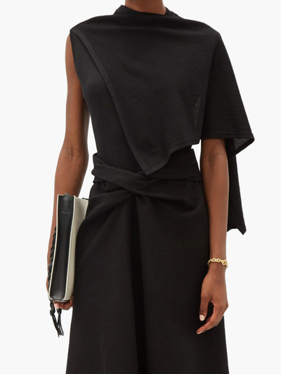 Lemaire Scarf-neck wool-blend sleeveless sweater outlook