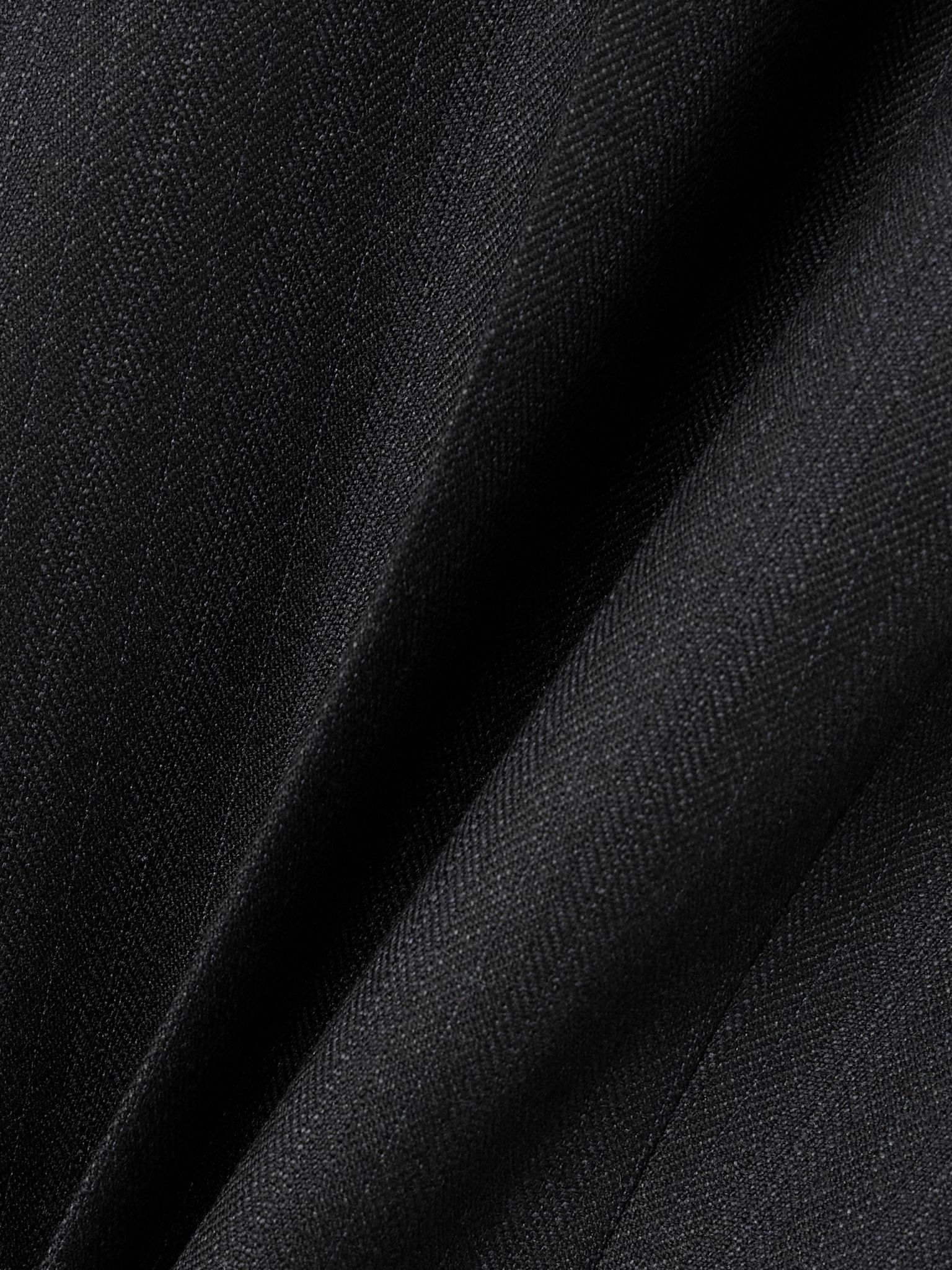 Wool straight-leg pants Black - 5