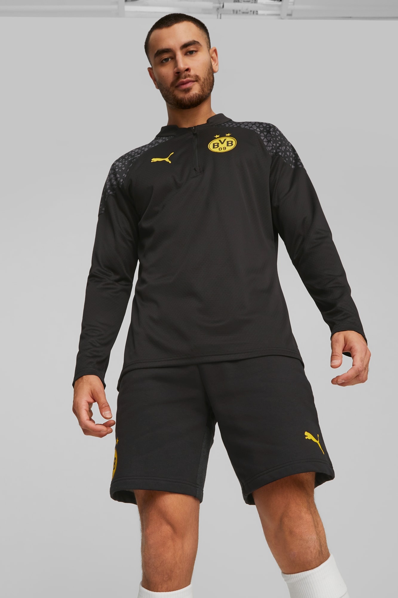 Borussia Dortmund Soccer Men's Quarter-Zip Training Top - 3