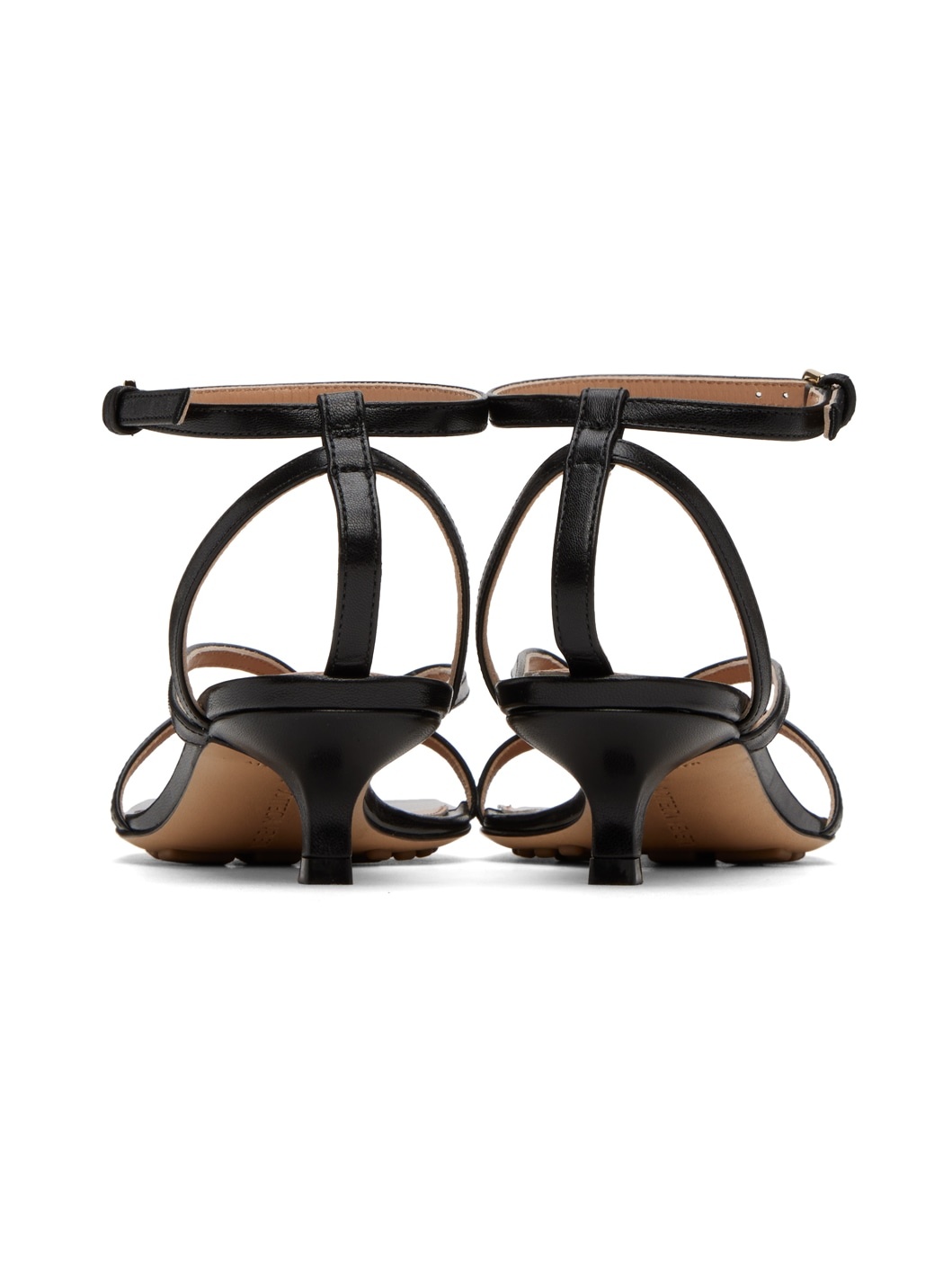 Black Lounge Heeled Sandals - 2