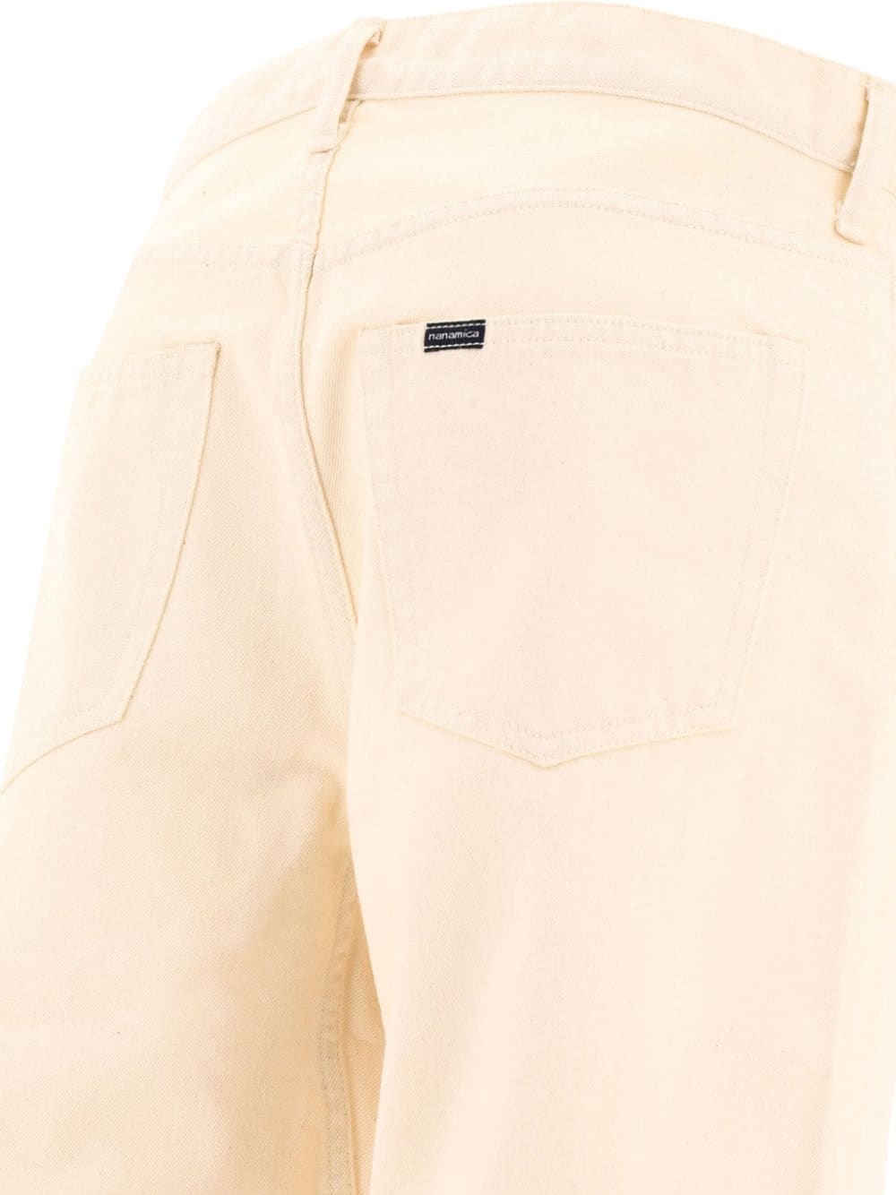 straight-leg cotton trousers - 4