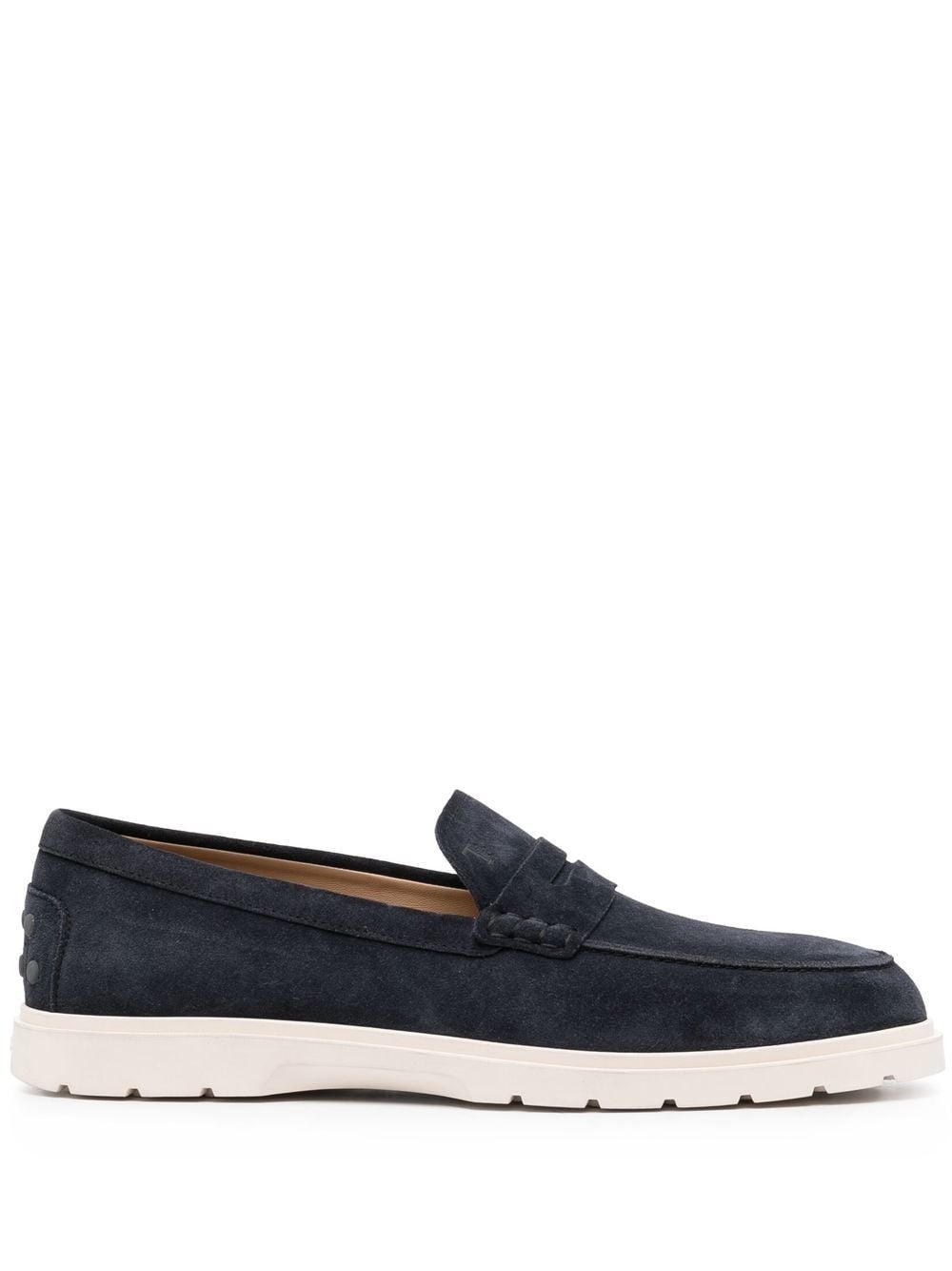 suede penny loafers - 1