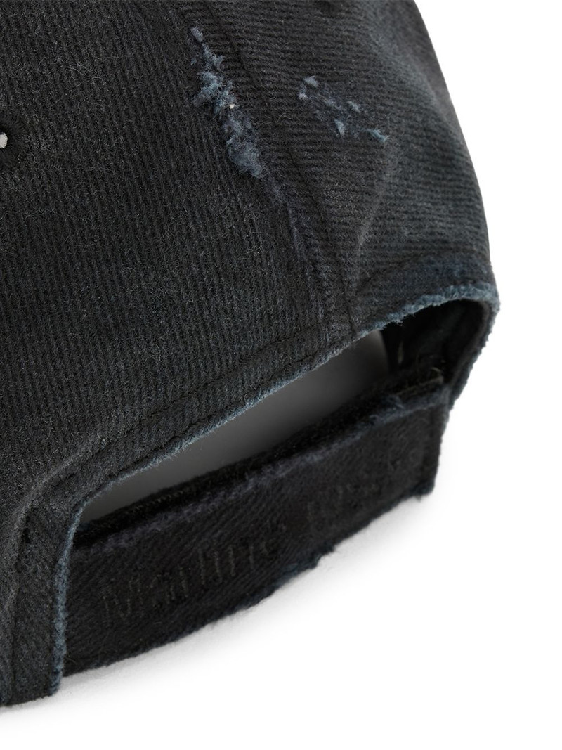 distressed embroidered cap 4