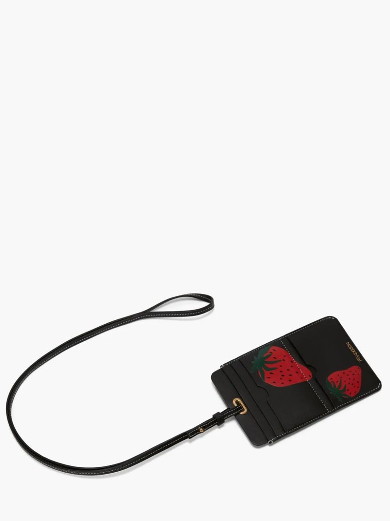 STRAWBERRY-PRINT CARDHOLDER 5