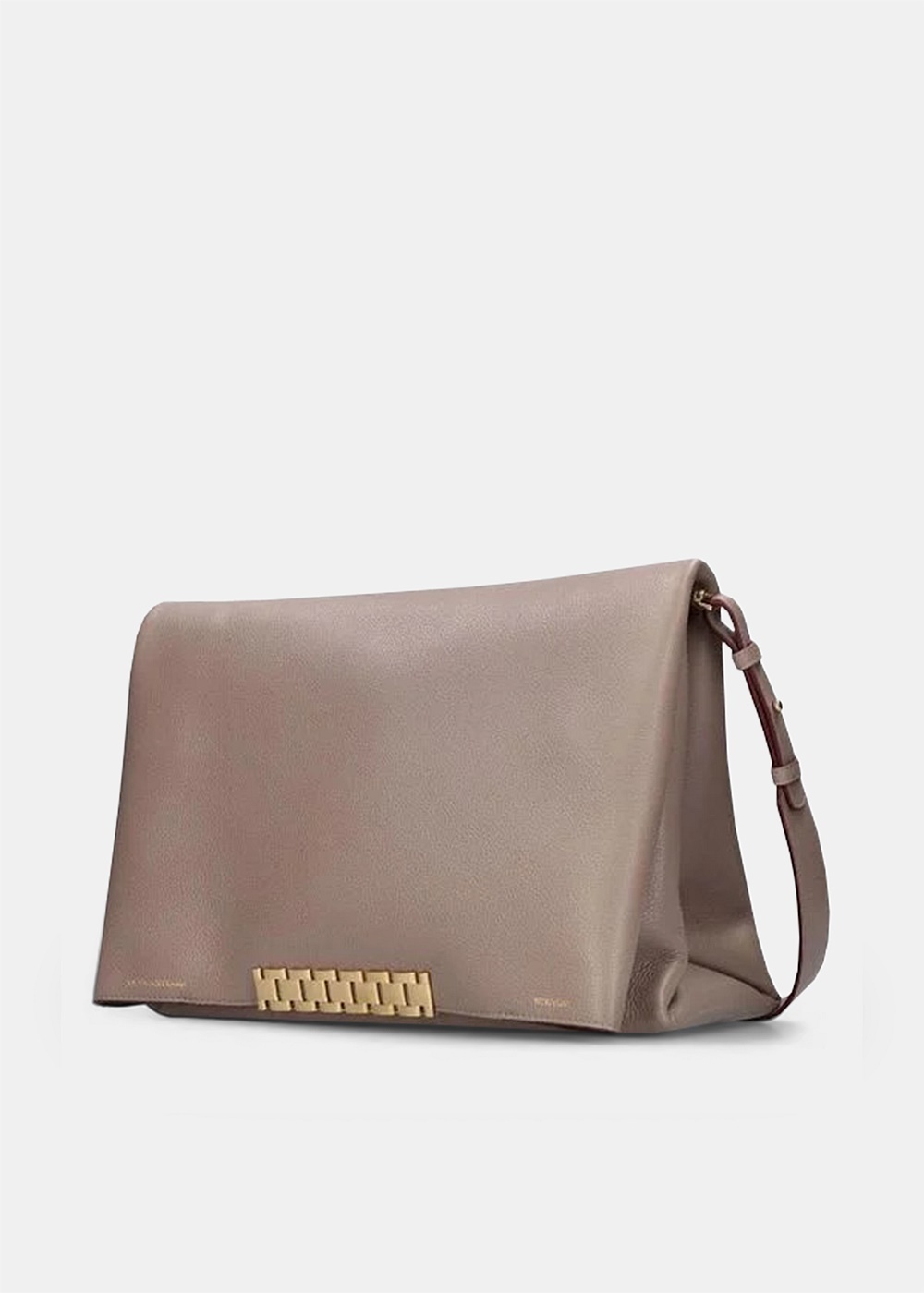 Taupe Soft Flap Bag - 2