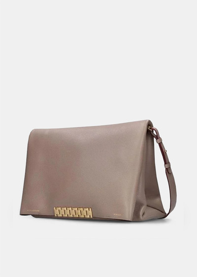 Victoria Beckham Taupe Soft Flap Bag outlook