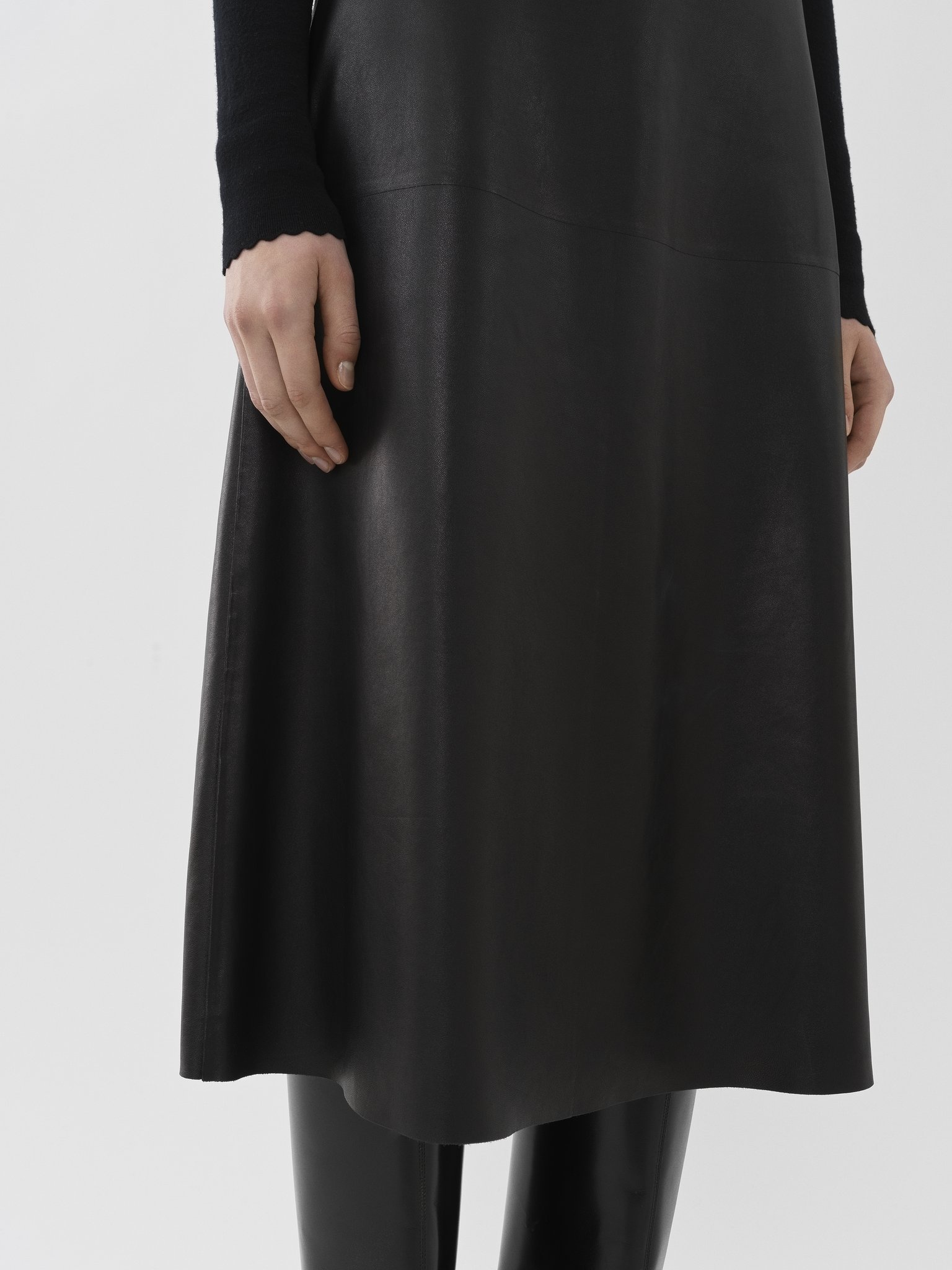 A-LINE MID-LENGTH SKIRT - 5
